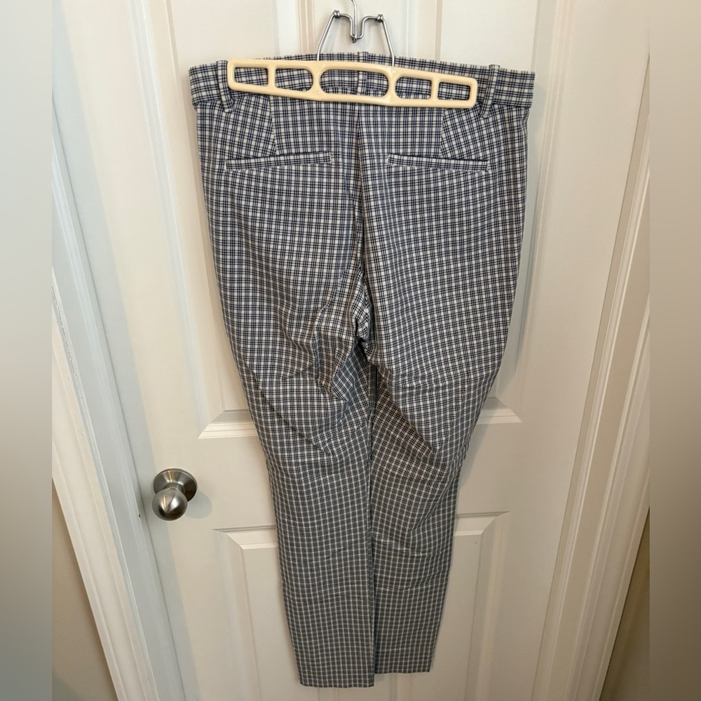 Gap Crepe Skinny Ankle Plaid Pant Women’s 6 Tall Workwear Office Business Casual - Picture 6 of 8